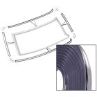 Windshield Molding Flexible Plastic Chrome 15 Foot Roll w/o Corners F-100 77-79