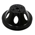 CJ Classic Trucks 1-Groove Water Pump Pulley Aluminum Black For Short Water Pump Big Block Chevrolet 1965-1968