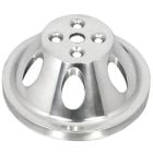CJ Classic Trucks 1-Groove Water Pump Pulley Aluminum Polished For Short Water Pump Big Block Chevrolet 1965-1968