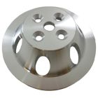 CJ Classic Trucks 2-Groove Water Pump Pulley Aluminum Satin For Short Water Pump Big Block Chevrolet 1965-1968