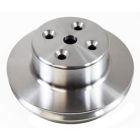 CJ Classic Trucks 2-Groove Water Pump Pulley Aluminum Satin For Long Water Pump Big Block Chevrolet 1969 And Up