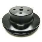 CJ Classic Trucks 2-Groove Water Pump Pulley Aluminum Black For Long Water Pump Big Block Chevrolet 1969 And Up
