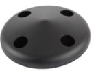 CJ Classic Trucks Water Pump Pulley Nose Aluminum Black For Short Water Pump Small Block Chevrolet 1960-1968