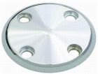 CJ Classic Trucks Water Pump Pulley Nose Aluminum Polished For Long Water Pump Small Block Chevrolet 1969-1985