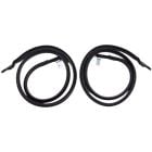Precision Parts Upper Door Seals Rubber Glue-On  Pair Chevrolet C10 1978-1982