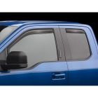 WeatherTech Side Window Deflector Dark Smoke Set Super Cab F-150 2015-2020 / Super Duty 2017-2022