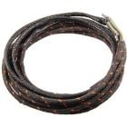 Taillight Wiring Black Cloth-Wrapped With Red Tracer F-100 1948-1952