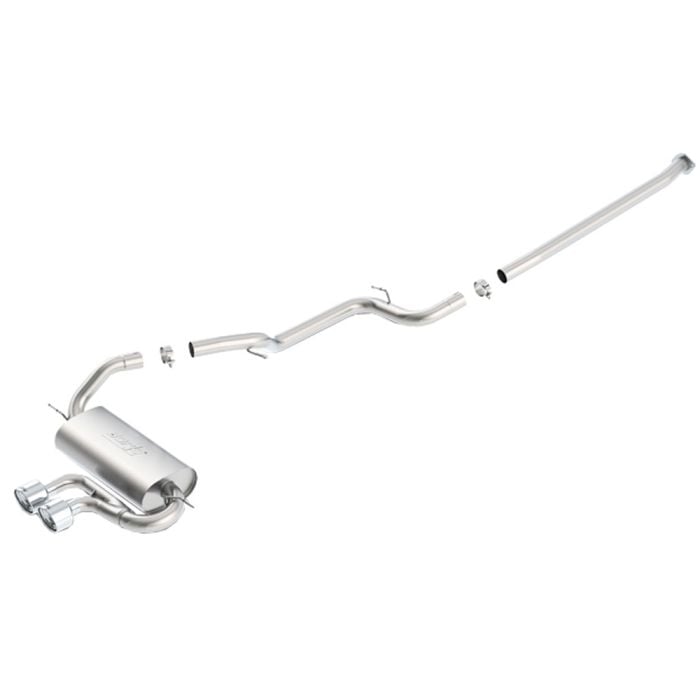 Borla 140504 Focus ST Cat-Back Exhaust System Touring 2-1/2" Stainless Steel 2013-2018