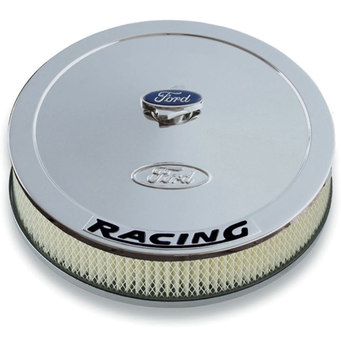 Ford Racing 302 351 Mustang Air Cleaner 13 Round Chrome With Black 