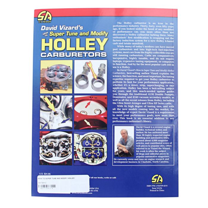 CarTech SA216 Literature Book How To Super Tune And Modify Holley