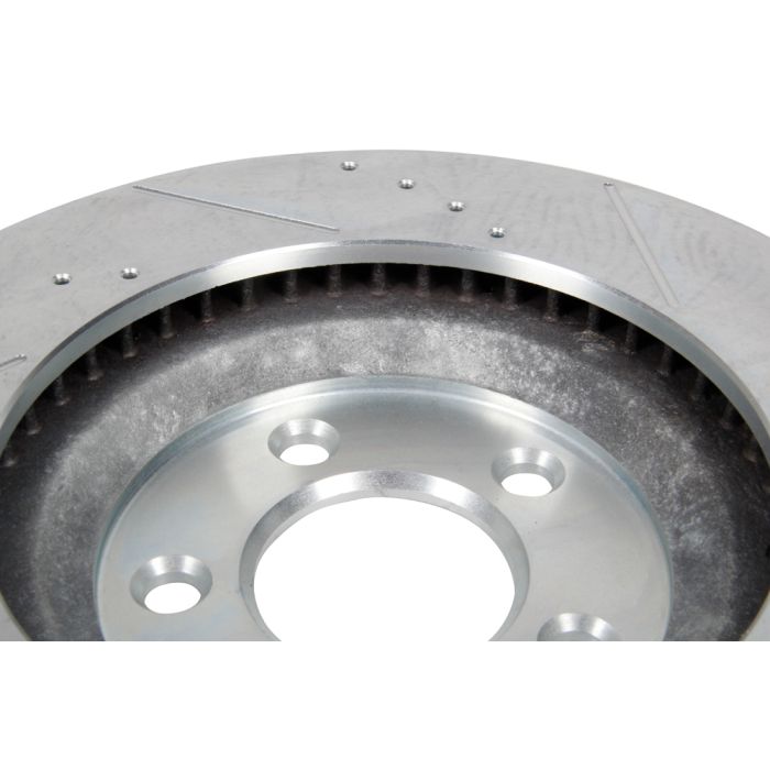 Mustang Brake Rotors Drilled And Slotted 12.43