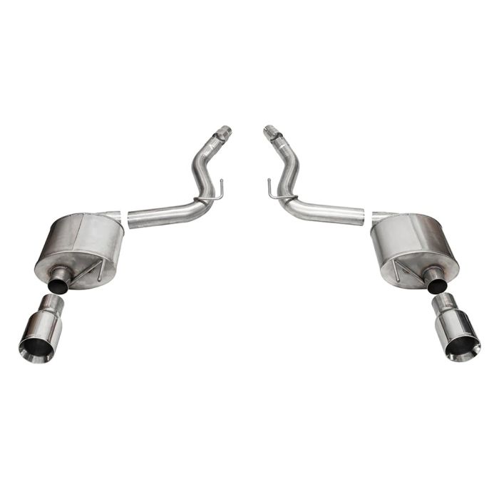 CORSA Sport Valved / 3.0 in Axle-Back 4.0 in Slash Tips | 2024 Mustang GT Coupe (21261) main image 0