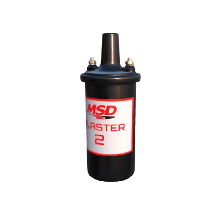 MSD 82023 Ignition Coil Blaster II 45000-Volt Black Round For Use