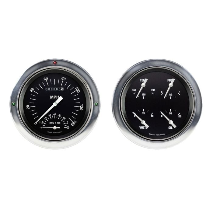 Classic Instruments Hot Rod Speedometer/ Tachometer/ Quad Gauge Set ...