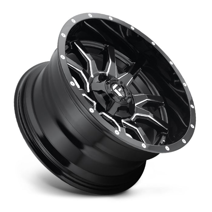 Fuel Bronco Vandal Wheel 20X9 Gloss Black/Milled 21-26