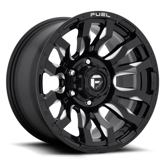 Fuel Blitz Wheel/Tire Package 18x9 Blk/Milled Bronco 21-26