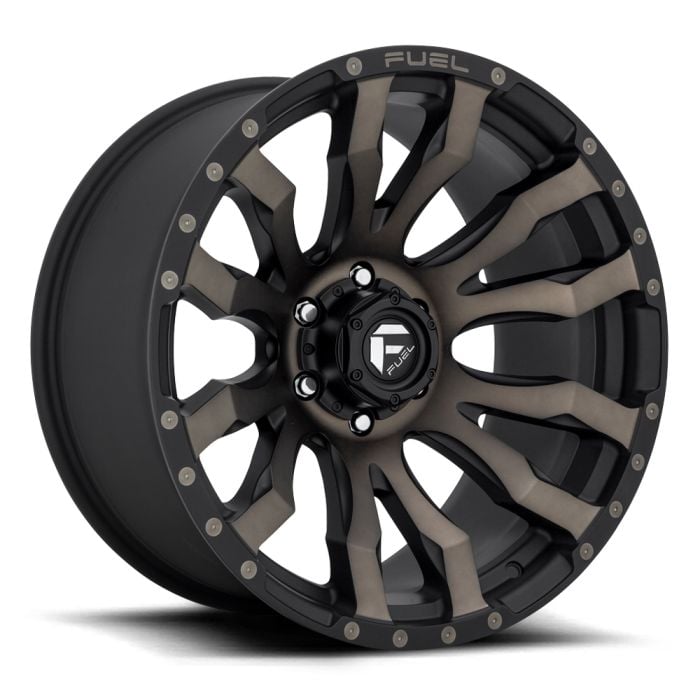 Fuel Blitz Wheel & Tire Package 20x9 Black/DDT Bronco 21-26