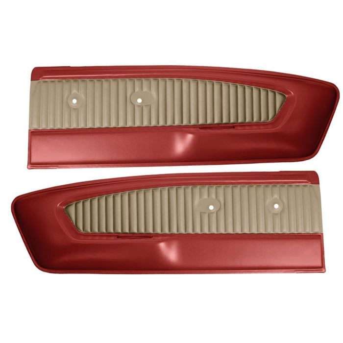 TMI Mustang Pony Door Panel Two-Tone Pair Pony Interior 1965-1966