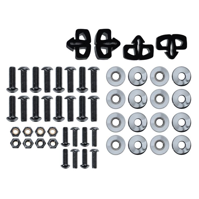 Scott Drake ACC-UHT-65 Mustang Underhood Trim Kit Stainless Steel