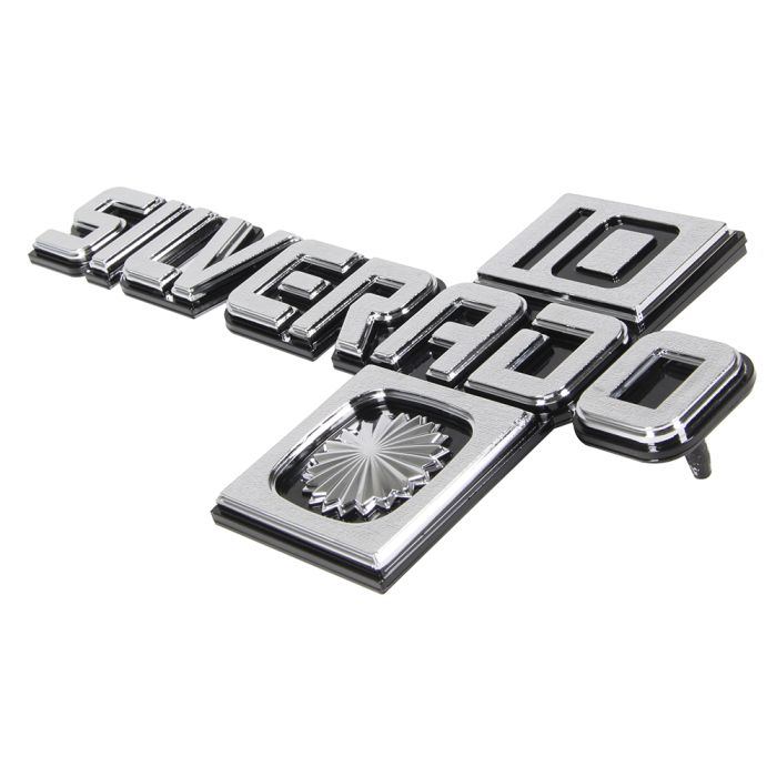 GM Truck Emblems GM Silverado "10" Fender Emblem Pair - Genuine Replacement For 1981-1987 GM Trucks GM Truck Fender Emblem