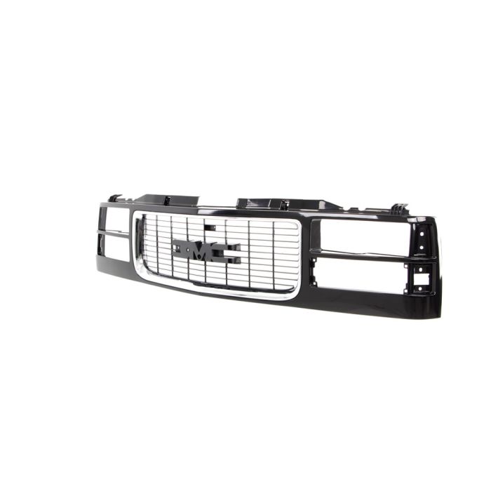 Chrome Grille & Headlight Assembly Kit For 1994–1999 Chevy C/K Series, Blazer, Suburban – 9-Piece Set OE Style