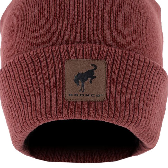 Ford Bronco Knit Beanie Pillow Line Knit Pom Pom Beanie – Ford Bronco | American  main image 2