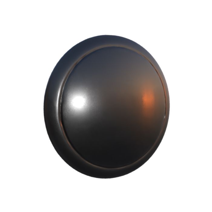 CJ Classics Horn Button Billet Small For 9-Bolt Steering Wheel