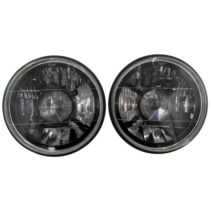 Redline Lumtronix HH-006BLKI Mustang Headlights White Diamond 7”
