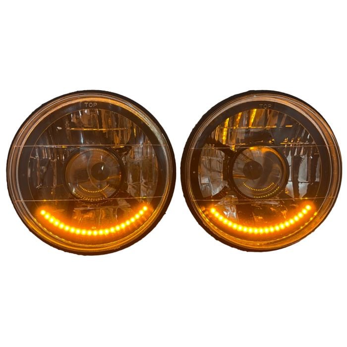 Redline Lumtronix HH-006BLKI-TS Mustang Headlights White Diamond 7”