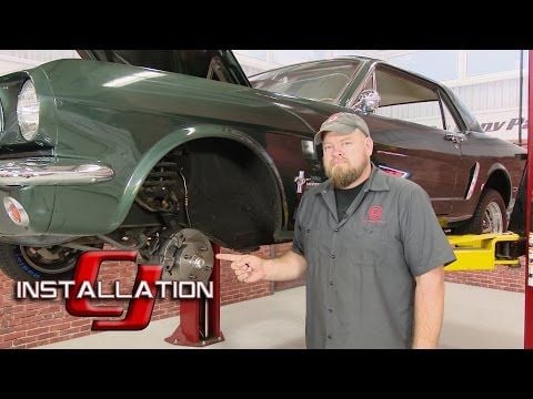 CJ Classics Mustang Disc Brake Conversion Kit 4-Lug 6-Cyl. 1965-1966