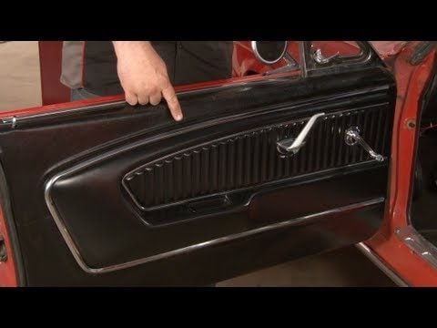 Scott Drake C5ZZ-6522600/1L Mustang Interior Door Handles Chrome