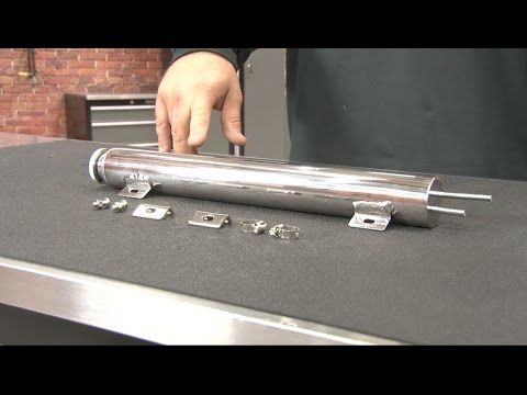 17 Stainless Radiator Water Coolant Overflow Tank Custom Truck Hot Rat Rod New - Muds Classic Parts