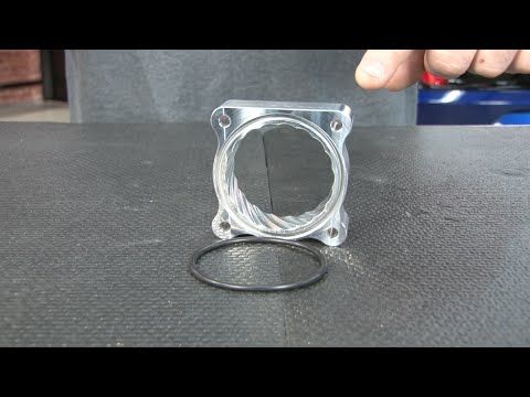 Steeda 555-3195 Throttle Body Spacer For 2015+ Ford Mustang EcoBoost 2.3L