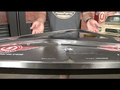 Roof Drip Rail Finish Moldings - #51726