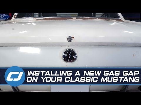 Scott Drake CSX-9030-A Mustang Gas Door Kit LeMans Style 1965-1973