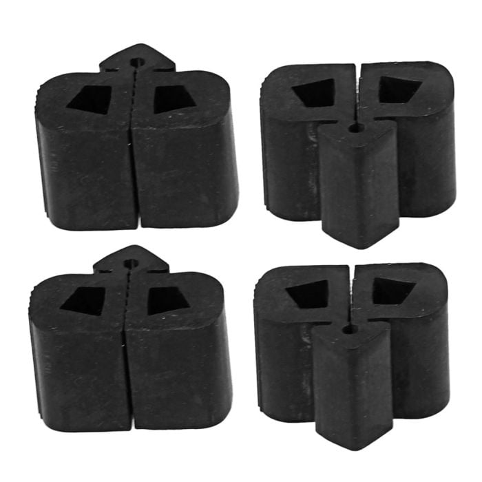 4-Piece Ford Mustang Fender To Hood Rubber Bumpers Set For 1979 2004 Models Daniel Carpenter