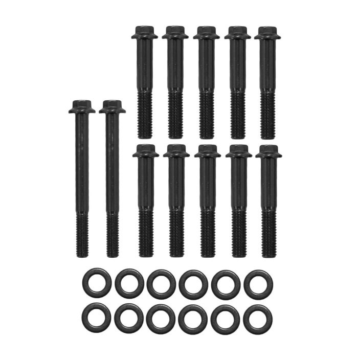 thumbnail image 2 of ARP Small Block Chevy Intake Manifold Bolt Kit - Hex Head, 170,000 PSI, Black Oxide Finish, Includes Washers, Part 134-2001 2 of 10