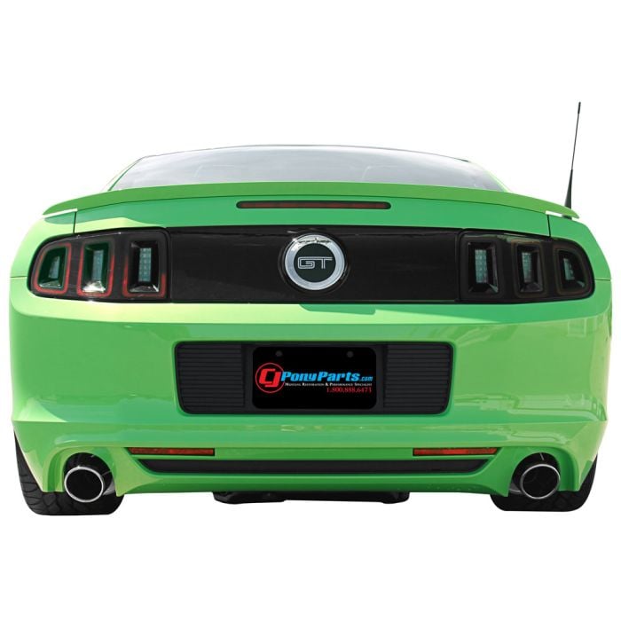 OEM Style Rear License Plate Housing For 2013-2014 Ford Mustang – Black Plastic, DR3Z17B390AA