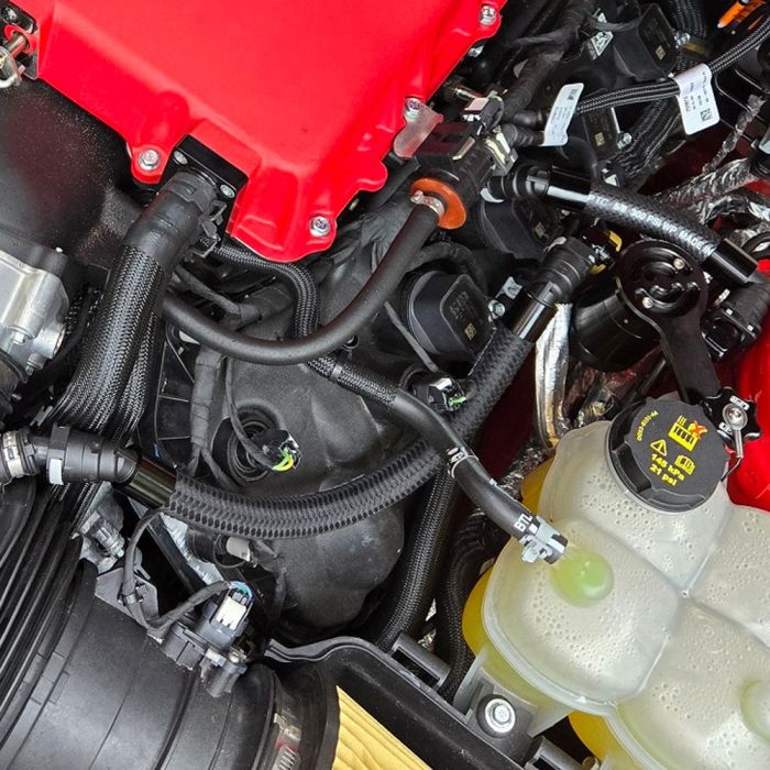 UPR Clean Side Catch Can Mustang GT/Dark Horse 26