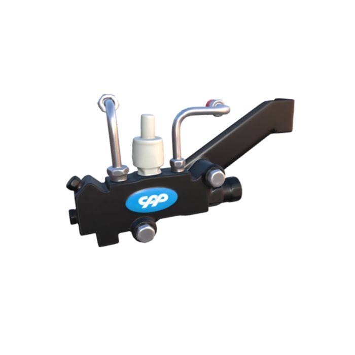 Black Center Finned Master Cylinder Disc Drum Proportioning Valve Brake