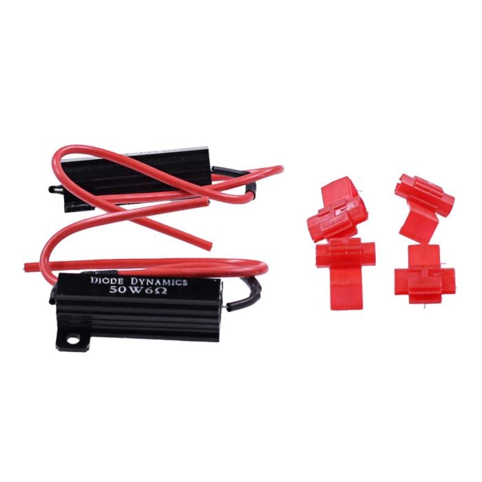 2pcs 1156 1157 T20 7440 7443 T25 3156 3157 50W 6ohm Heat Sink LED Front Turn Signal OCB Load Resistor Adapter Anti Hyper Flash E - 34