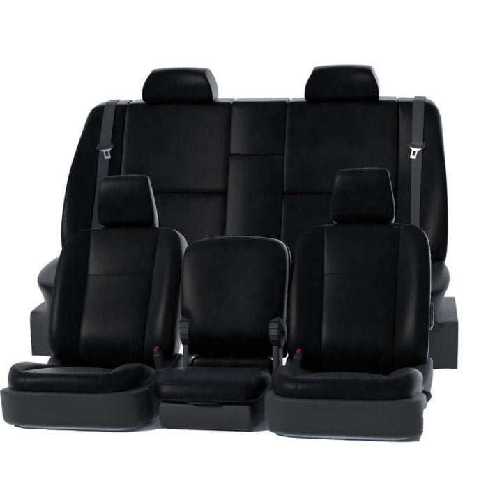 Covercraft GTF503ABLTBK Black Front Seat Covers Mustang 1214