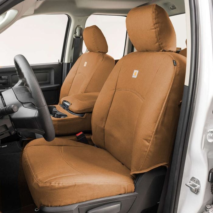 Covercraft Bronco Carhartt Seat Covers Brown Front WO Molle 2DR 2126