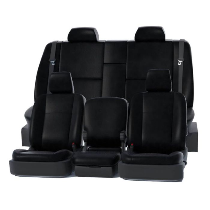 Covercraft PrecisionFit Leatherette Seat Covers Rear Black Bronco 202126