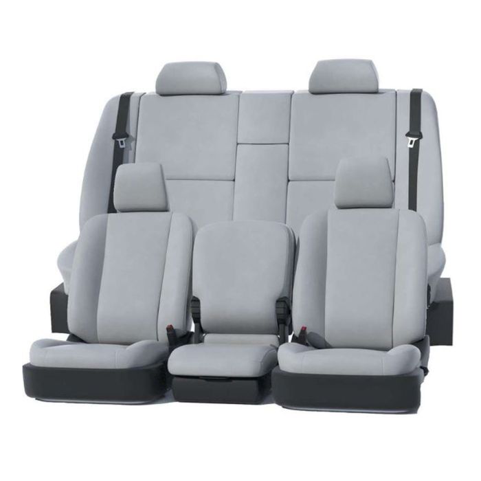 Covercraft PrecisionFit Leatherette Seat Covers Rear Light Gray Bronco 2126