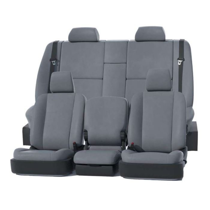 Covercraft PrecisionFit Leatherette Seat Covers Rear Medium Gray Bronco 202126