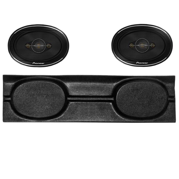 Trap Door With 6 X 9 Pioneer Speakers Pair Mustang Fastback 19651966
