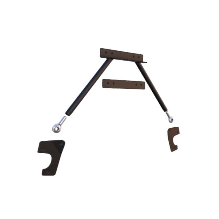 CJ Classics 1965-1970 Mustang Adjustable Export Brace Black