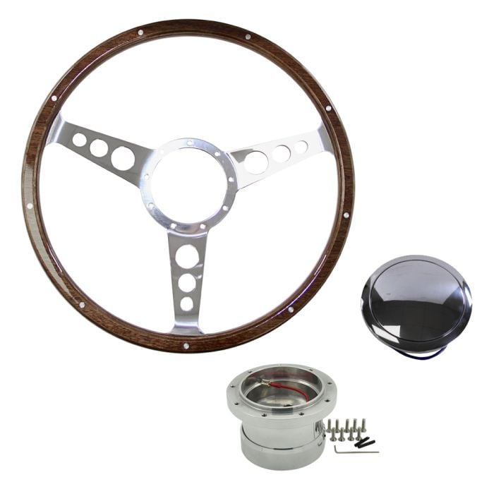 CJ Classic Trucks STW116K3 F-100 Steering Wheel Kit 15