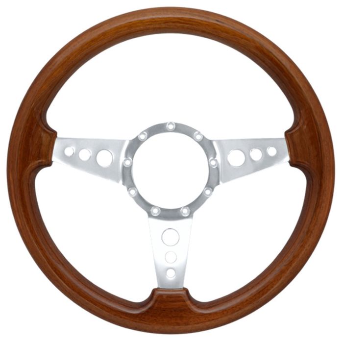 Volante Mustang Steering Wheel Walnut Billet Adapter Horn 1967-73